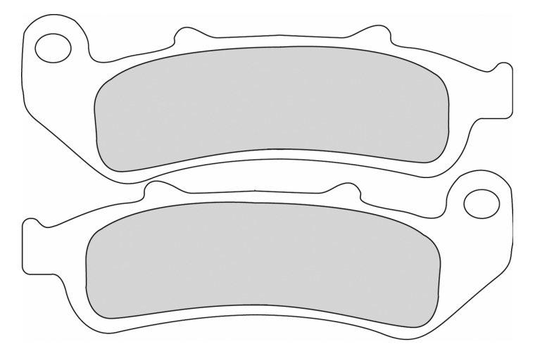 FDB2002P BRAKE PADS ORGANIC