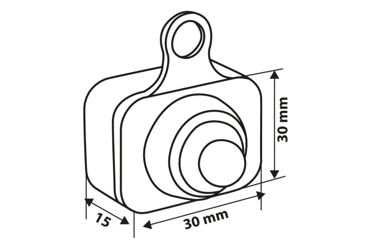 ON & OFF, WATERPROOF SWITCH, 12V - BLACK