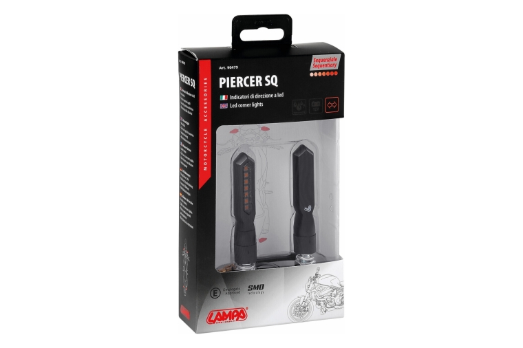 PIERCER SQ LED CORNER LIGHTS 12V LED