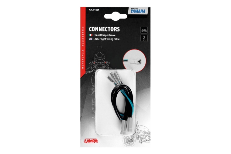 CORNER LIGHTS WIRING CABLES, 2 PCS - YAMAHA