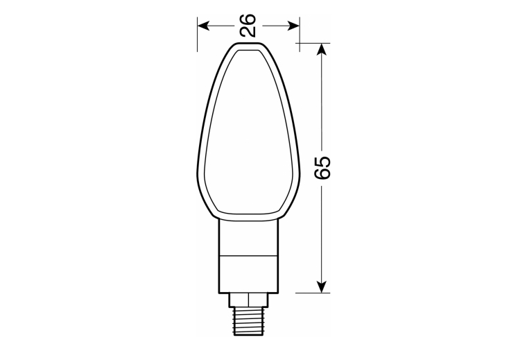 TUAREG, LED CORNER LIGHTS - 12V LED - BLACK