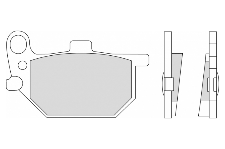 FDB247P BRAKE PADS ORGANIC