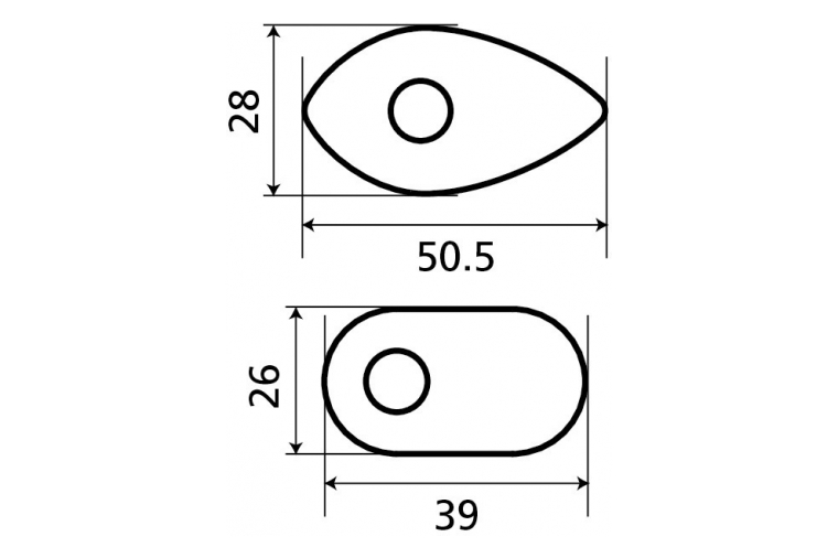 CORNER LIGHTS ADAPTORS - HONDA