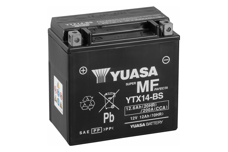Yuasa YTX14-BS (Dry) Motoraccu