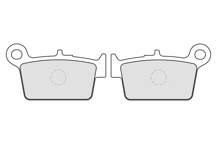 FDB2206P BRAKE PADS ORGANIC