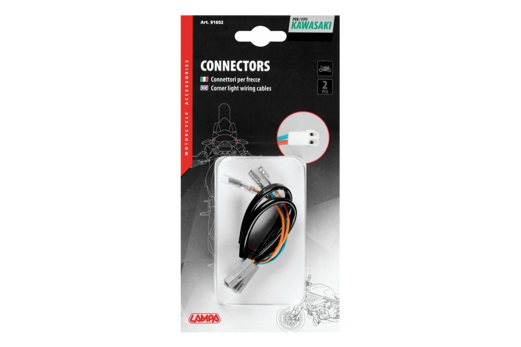 CORNER LIGHTS WIRING CABLES, 2 PCS-KAWASAKI