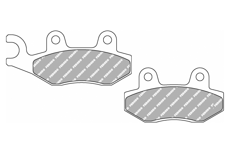 FDB497EF BRAKE PADS ORGANIC