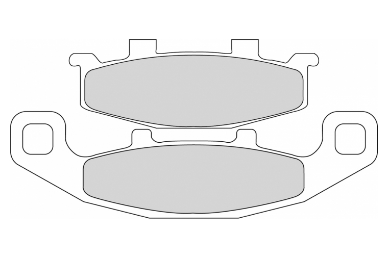 FDB481P BRAKE PADS ORGANIC