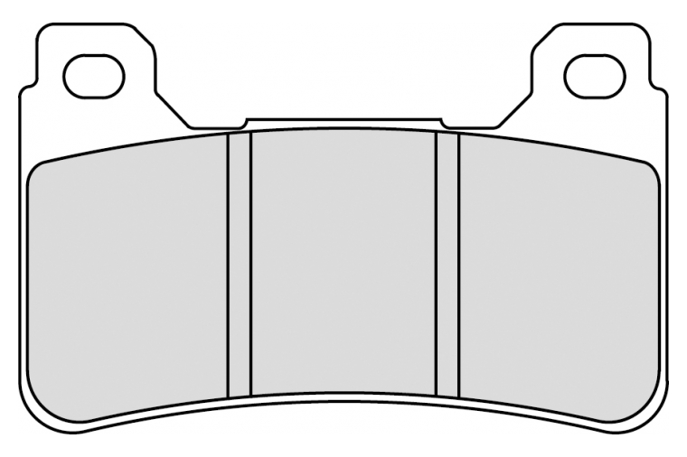 FDB2205 CP1 BRAKE PADS ORGANIC RACING