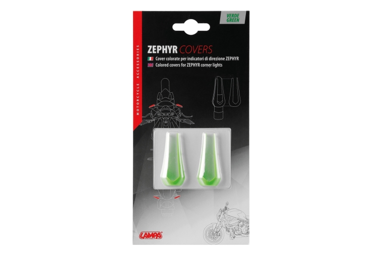 COLOR COVERS ZEPHYR CORNER LIGHTS 2 P GREEN