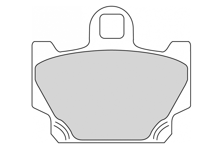 FDB311P BRAKE PADS ORGANIC