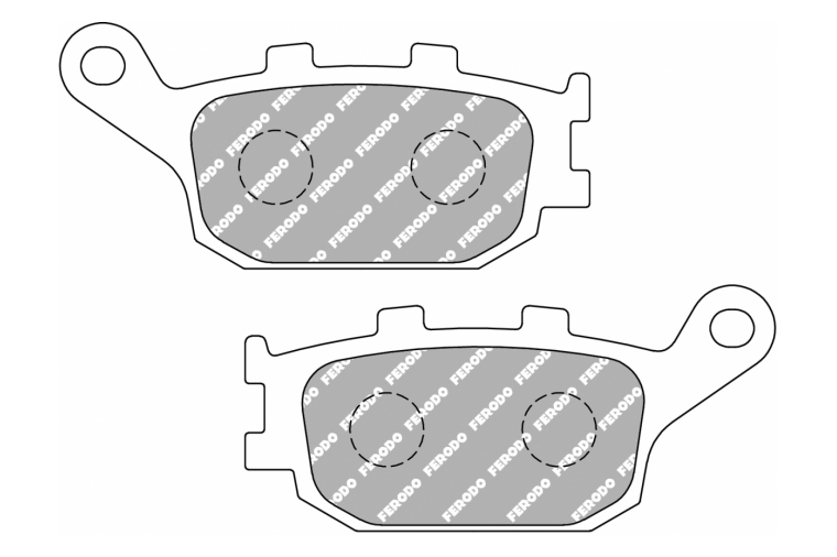 FDB754P BRAKE PADS ORGANIC