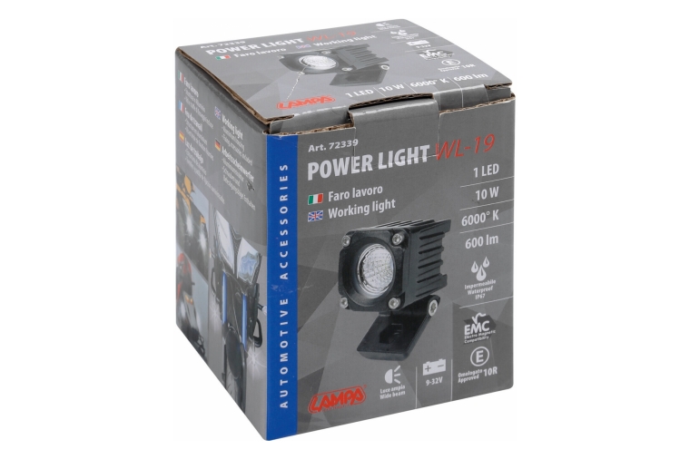 WL-19, AUXILIARY LIGHT,1 LED-WIDE BEAM WHITE