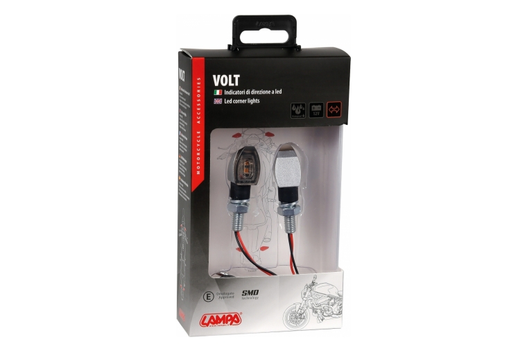 VOLT, LED CORNER LIGHTS - SILVER