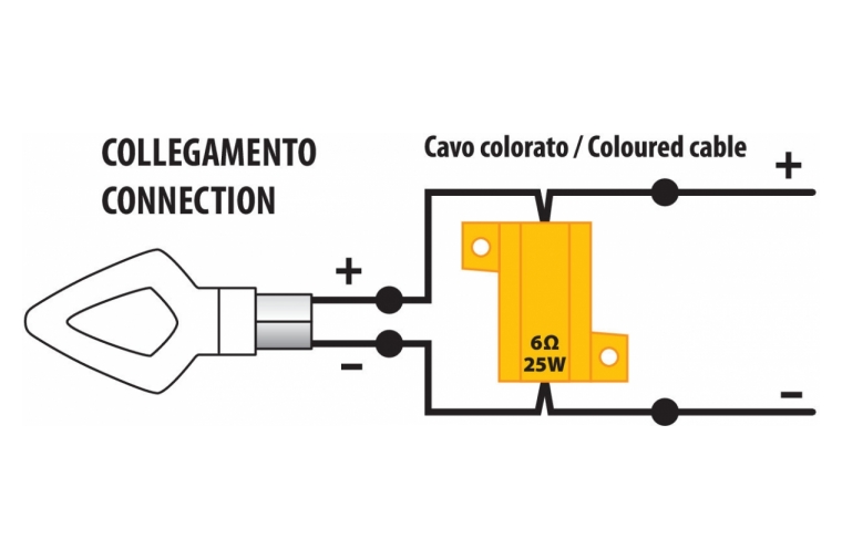 WIRED RESISTORS QUICK CONNECTORS