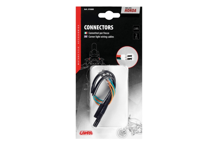 CORNER LIGHTS WIRING CABLES, 2 PCS - HONDA