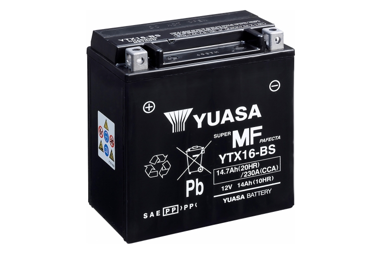 Yuasa YTX16-BS (FTZ16BS) (Dry) Motoraccu