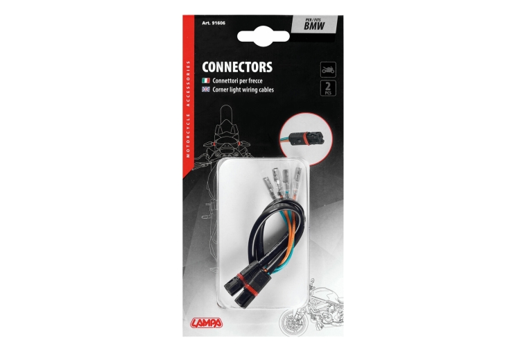 CORNER LIGHTS WIRING CABLES, 2 PCS - BMW
