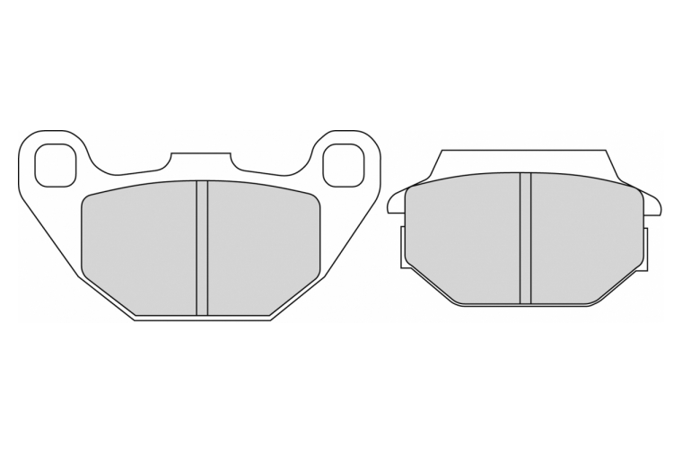 FDB2096EF BRAKE PADS ORGANIC