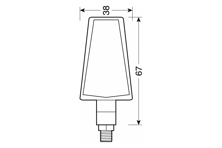 DUKE, LED CORNER LIGHTS - 12V LED - BLACK