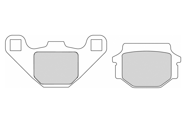 FDB314P BRAKE PADS ORGANIC