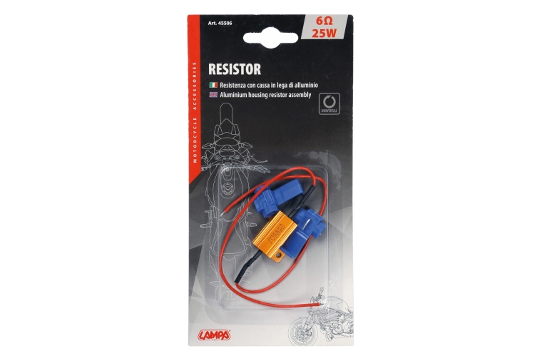 SEALED RESISTOR ASSEMBLY - 6 OHM - 25 W