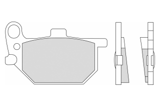 FDB184P BRAKE PADS ORGANIC