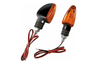 ARROW, CORNER LIGHTS - 12V LED - BLACK