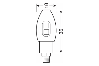 VOLT, LED CORNER LIGHTS - SILVER