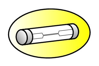 NYLON IN-LINE FUSE HOLDER GLASS TUBE FUSE