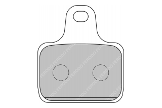 FDB2167 CP1 BRAKE PADS ORGANIC RACING