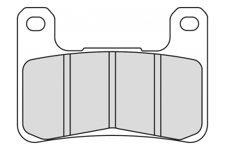 FDB2204 ZRAC BRAKE PADS SINTER RACING