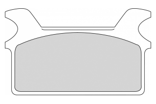 FDB485P BRAKE PADS ORGANIC