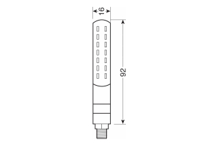 LINE SQ FRONT, SEQUENTIARY LED CORNER LIGHTS