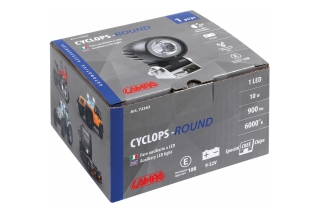 CYCLOPS-ROUND, AUXILIARY LIGHT, 1 LED-9/32V