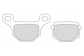 FDB384P BRAKE PADS ORGANIC