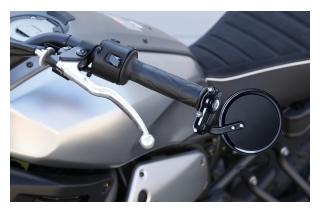DERNIER, PAIR OF REARVIEW MIRRORS - BLACK