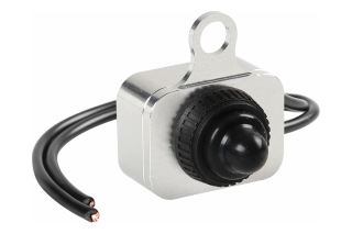 ON & OFF, WATERPROOF SWITCH, 12V - ALUMINIUM