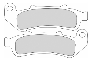 FDB2002P BRAKE PADS ORGANIC