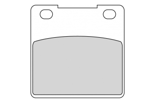FDB338P BRAKE PADS ORGANIC