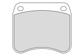 FDB342P BRAKE PADS ORGANIC