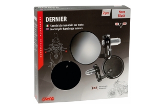 DERNIER, PAIR OF REARVIEW MIRRORS - BLACK