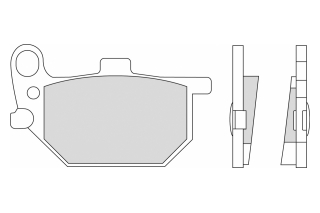 FDB247P BRAKE PADS ORGANIC