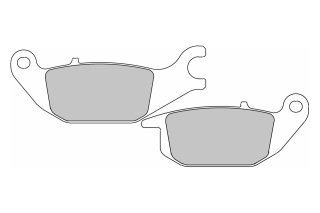FDB2143P BRAKE PADS ORGANIC