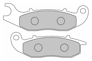 FDB2242P BRAKE PADS ORGANIC