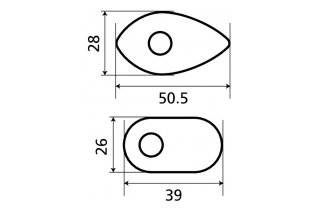 CORNER LIGHTS ADAPTORS - HONDA