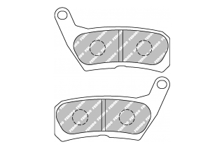 FDB2268P BRAKE PADS ORGANIC