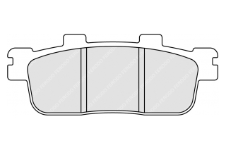 FDB2226EF BRAKE PADS ORGANIC