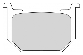 FDB218P BRAKE PADS ORGANIC