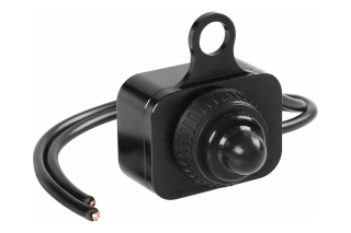 ON & OFF, WATERPROOF SWITCH, 12V - BLACK